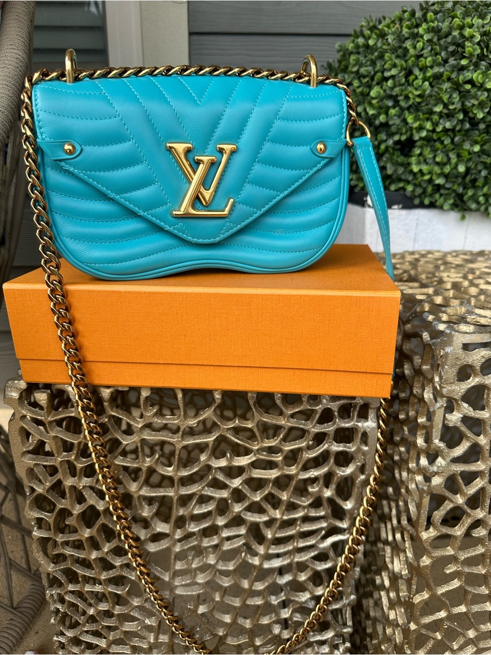 Louis Vuitton Turquoise New Wave Bag